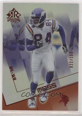 2004 Upper Deck Reflections - [Base] - Red #55 - Randy Moss /100