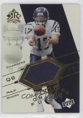 2004 Upper Deck Reflections - Focus on the Future Jerseys - Gold #FO-PR.2 - Philip Rivers [EX to NM]