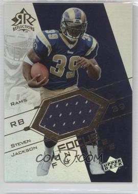 2004 Upper Deck Reflections - Focus on the Future Jerseys - Gold #FO-SJ - Steven Jackson