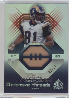 2004 Upper Deck Reflections - Offensive Threads - LTD Patch #OTP-TH - Torry Holt /21