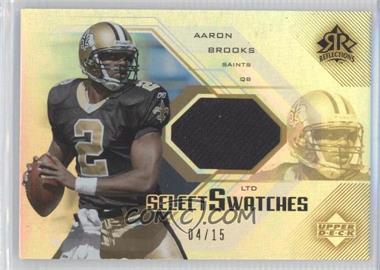 2004 Upper Deck Reflections - Select Swatches - Rainbow #SS-AB - Aaron Brooks /15