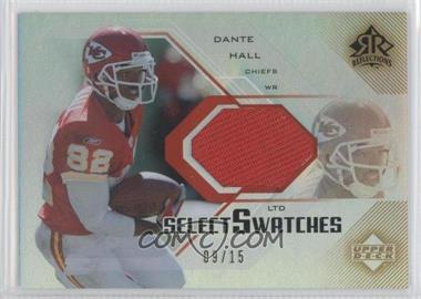 2004 Upper Deck Reflections - Select Swatches - Rainbow #SS-DH - Dante Hall /15