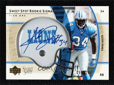 2004 Upper Deck Sweet Spot - [Base] - Gold #285 - Rookie Signatures Tier One - Kevin Jones /100