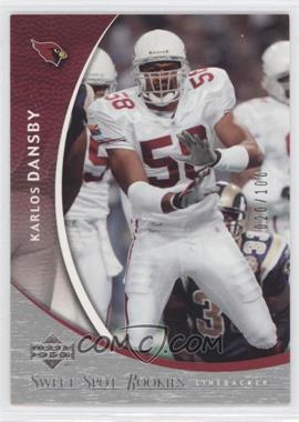 2004 Upper Deck Sweet Spot - [Base] - Silver #170 - Karlos Dansby /100