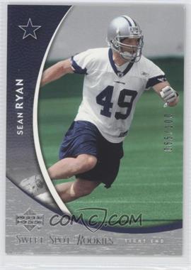 2004 Upper Deck Sweet Spot - [Base] - Silver #209 - Sean Ryan /100