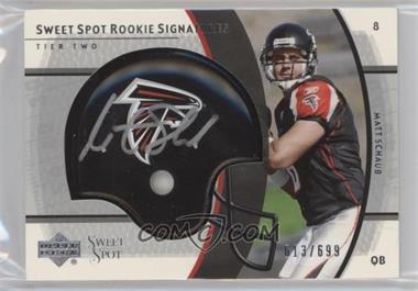 2004 Upper Deck Sweet Spot - [Base] #261 - Rookie Signatures Tier Two - Matt Schaub /699