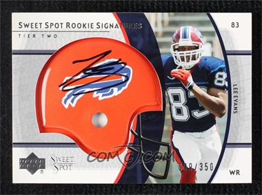 2004 Upper Deck Sweet Spot - [Base] #278 - Rookie Signatures Tier Two - Lee Evans /350