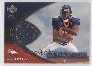 2004 Upper Deck Sweet Spot - Sweet Swatches #SW-DW - Darius Watts