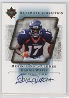 Rookie Signatures - Darius Watts #/250