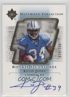 2004 Upper Deck Ultimate Collection - [Base] #112 - Rookie Signatures - Kevin Jones /250