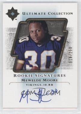 2004 Upper Deck Ultimate Collection - [Base] #132 - Rookie Signatures - Mewelde Moore /250