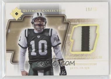 2004 Upper Deck Ultimate Collection - Ultimate Jerseys - Gold Patch #UP-CP - Chad Pennington /25 [Noted]