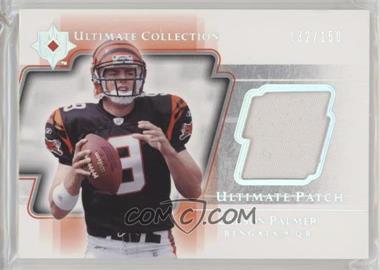 2004 Upper Deck Ultimate Collection - Ultimate Jerseys - Patch #UP-CA - Carson Palmer /150