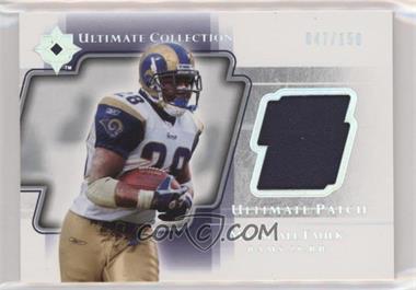 2004 Upper Deck Ultimate Collection - Ultimate Jerseys - Patch #UP-MF - Marshall Faulk /150