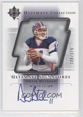 2004 Upper Deck Ultimate Collection - Ultimate Signatures #US-DB - Drew Bledsoe /275