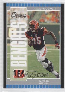 2005 Bowman - [Base] - Silver #166 - Chris Henry /200