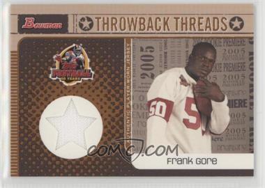 2005 Bowman - Throwback Threads #BRT-FG - Frank Gore