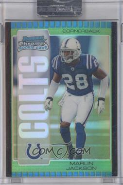 2005 Bowman Chrome - [Base] - Green Refractor #206 - Marlin Jackson /399 [Uncirculated]