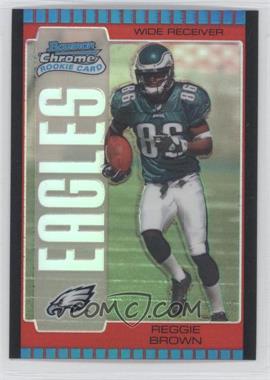 2005 Bowman Chrome - [Base] - Red Refractor #130 - Reggie Brown