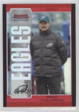 2005 Bowman Chrome - [Base] - Red Refractor #19 - Brad Childress