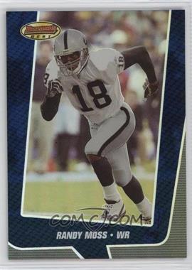 2005 Bowman's Best - [Base] - Blue #27 - Randy Moss /1399