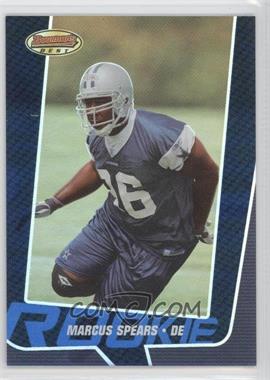 2005 Bowman's Best - [Base] - Blue #62 - Rookie - Marcus Spears /1399