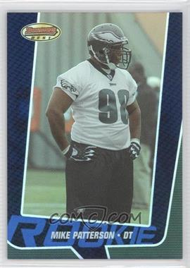 2005 Bowman's Best - [Base] - Blue #71 - Rookie - Mike Patterson /1399