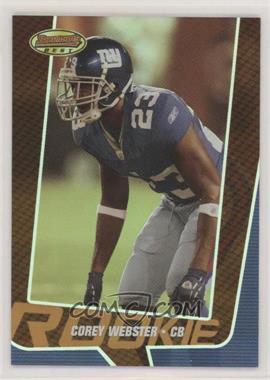 2005 Bowman's Best - [Base] - Bronze #87 - Rookie - Corey Webster /199