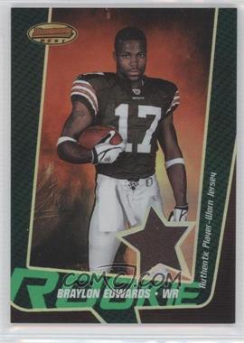 2005 Bowman's Best - [Base] - Green #_BRED - Rookie - Braylon Edwards /599