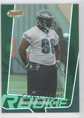 2005 Bowman's Best - [Base] - Green #71 - Rookie - Mike Patterson /799