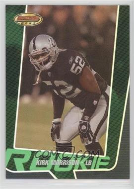 2005 Bowman's Best - [Base] - Green #82 - Rookie - Kirk Morrison /799