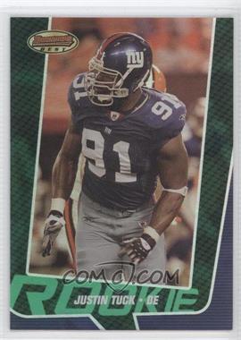 2005 Bowman's Best - [Base] - Green #98 - Rookie - Justin Tuck /799
