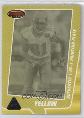 2005 Bowman's Best - [Base] - Printing Plate Yellow Framed #24 - Torry Holt /1