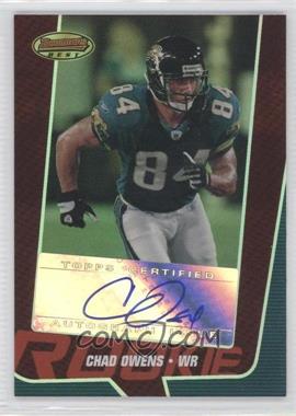 2005 Bowman's Best - [Base] - Red #135 - Rookie - Chad Owens /199