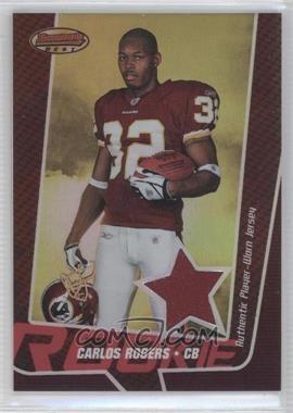 2005 Bowman's Best - [Base] - Red #174 - Rookie - Carlos Rogers /199