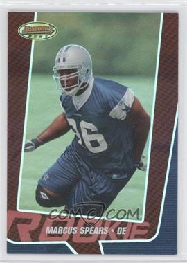 2005 Bowman's Best - [Base] - Red #62 - Rookie - Marcus Spears /499