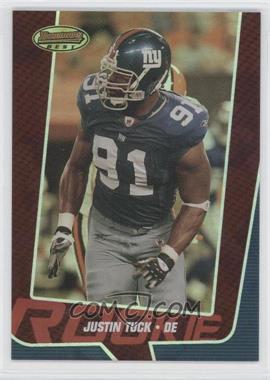 2005 Bowman's Best - [Base] - Red #98 - Rookie - Justin Tuck /499