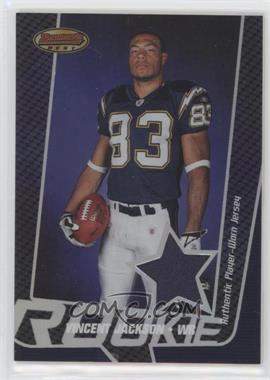 2005 Bowman's Best - [Base] #_VIJA - Rookie - Vincent Jackson /799 [EX to NM]