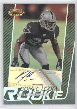 2005 Bowman's Best - [Base] #160 - Rookie - Fabian Washington /999