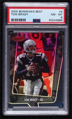 2005 Bowman's Best - [Base] #9 - Tom Brady [PSA 8 NM‑MT]