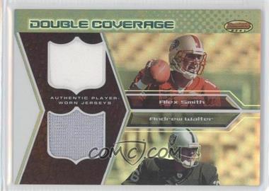 2005 Bowman's Best - Double Coverage Jerseys #DCR-SW - Alex Smith, Andrew Walter /50