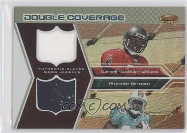 2005 Bowman's Best - Double Coverage Jerseys #DCR-WB - Cadillac Williams, Ronnie Brown /50