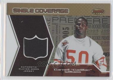 2005 Bowman's Best - Single Coverage Jerseys #SCR-CW - Cadillac Williams /50