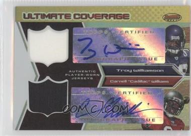2005 Bowman's Best - Ultimate Coverage Autographed Jerseys #UC-WW - Troy Williamson, Cadillac Williams /25