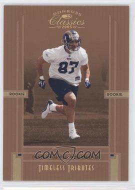 2005 Donruss Classics - [Base] - Timeless Tributes Bronze #227 - Rookie - Dante Ridgeway /100