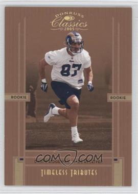 2005 Donruss Classics - [Base] - Timeless Tributes Bronze #227 - Rookie - Dante Ridgeway /100