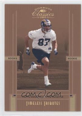 2005 Donruss Classics - [Base] - Timeless Tributes Bronze #227 - Rookie - Dante Ridgeway /100