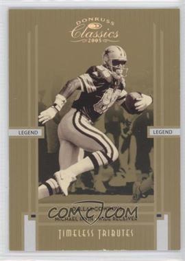 2005 Donruss Classics - [Base] - Timeless Tributes Gold #116 - Legends - Michael Irvin /25