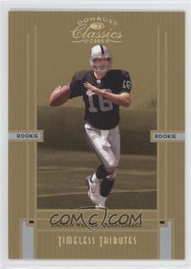 2005 Donruss Classics - [Base] - Timeless Tributes Gold #222 - Rookie - Andrew Walter /25