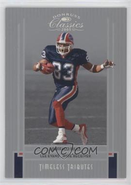 2005 Donruss Classics - [Base] - Timeless Tributes Silver #11 - Lee Evans /50